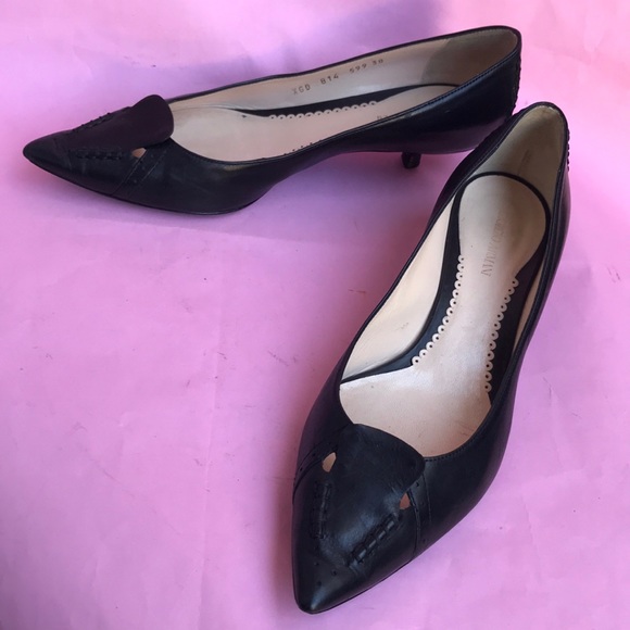 Giorgio Armani Shoes - Vintage black Giorgio Armani leather shoes
